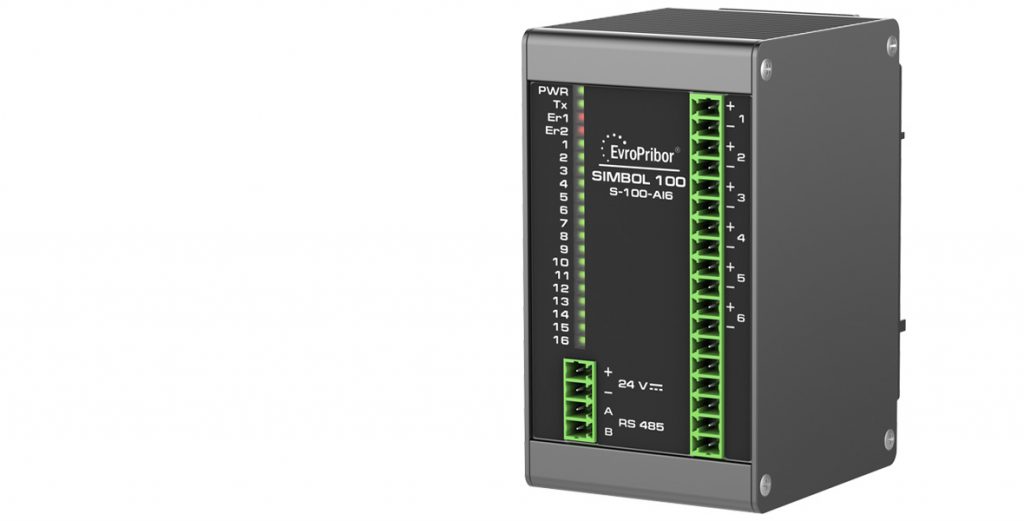 Контроллер Simbol-100. Модуль аналогового ввода S-100-AI6
